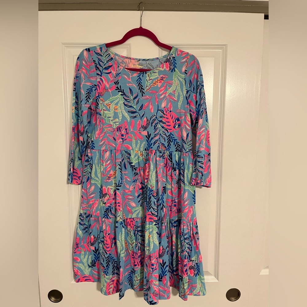Lilly Pulitzer 3/4 Sleeve Swing Dress New without Tags